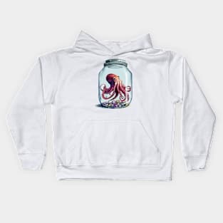 Octopus in a Jar Kids Hoodie